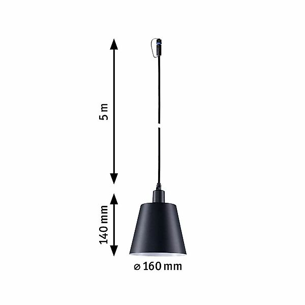 Paulmann Plug & Shine LED-Pendelleuchte Kofia E14, Aluminium günstig online kaufen