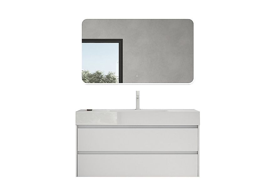 doporro Badmöbel-Set Badezimmermöbel Badezimmer Waschbecken Waschtisch Deep günstig online kaufen