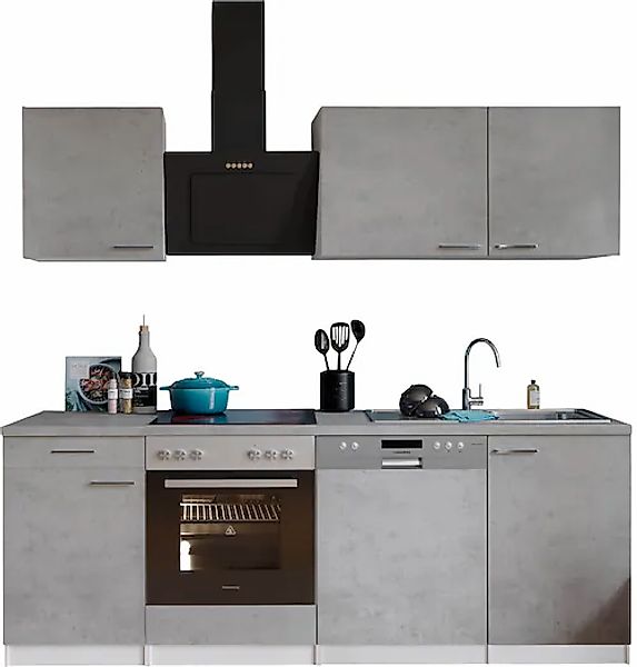 RESPEKTA Küchenzeile »Malia«, Breite 220 cm, 85 cm Arbeitshöhe günstig online kaufen