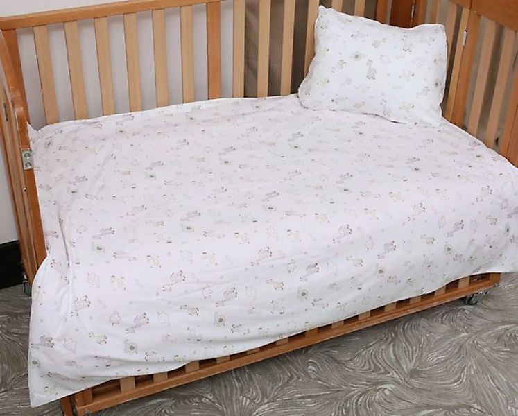 2tlg. Bettwäsche Bio-baumwolle Bettbezug 100x135cm günstig online kaufen