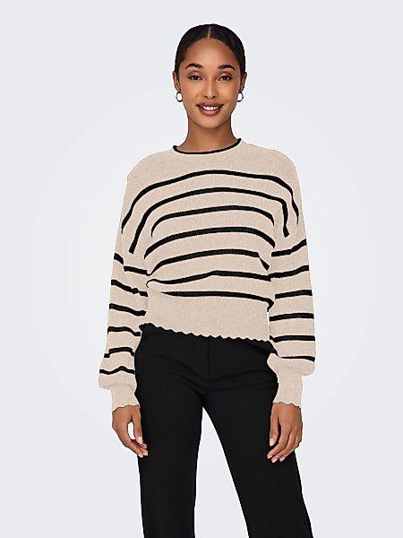 ONLY Rundhalspullover "ONLIBI LS O-NECK NOOS KNT" günstig online kaufen