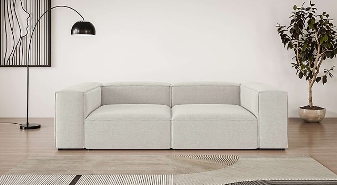 INOSIGN Big-Sofa »XL HAILY Modularsofa extra tief, Maße B/T/H: 260/130/72 c günstig online kaufen