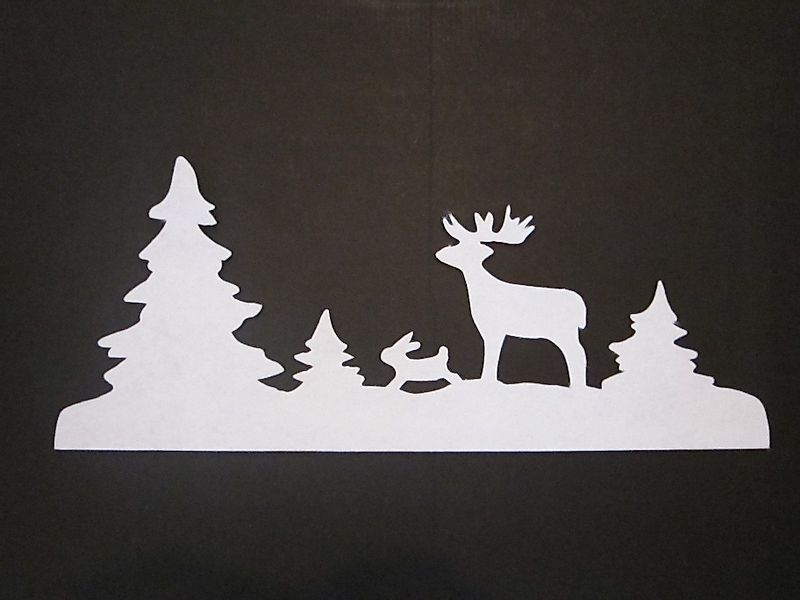 Erwin Hennecken GmbH Fensterdekoration Winterdeko SCHNEE-WALD günstig online kaufen