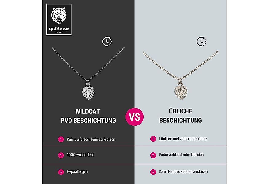 Wildcat Kette mit Anhänger Little Smiley Kette - Rožnato Zlata, Chirurgenst günstig online kaufen