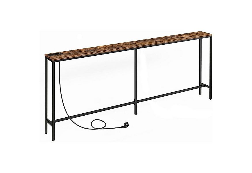 LuxusKollektion Konsolentisch Konsolentisch mit Ladestation 200 cm schmal U günstig online kaufen