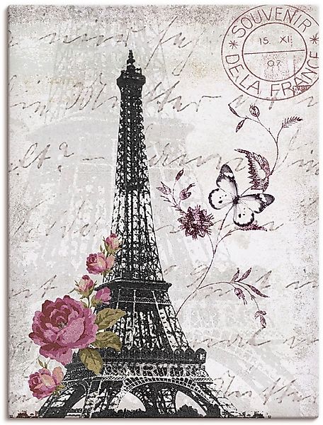 Artland Wandbild »Eiffelturm Grafik« Bilder von Europa 1 Stk. tlg. als Alub günstig online kaufen