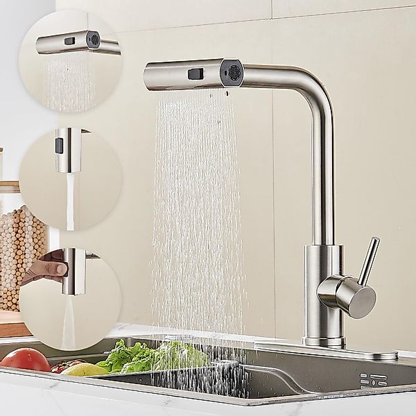 ibettertec Waschtischarmatur Waschtischarmatur Wasserhahn Bad,Waschtischarm günstig online kaufen