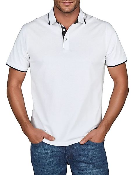 riverso Poloshirt Herren Kurzarm 3er Pack RIVLeano Regular Fit günstig online kaufen