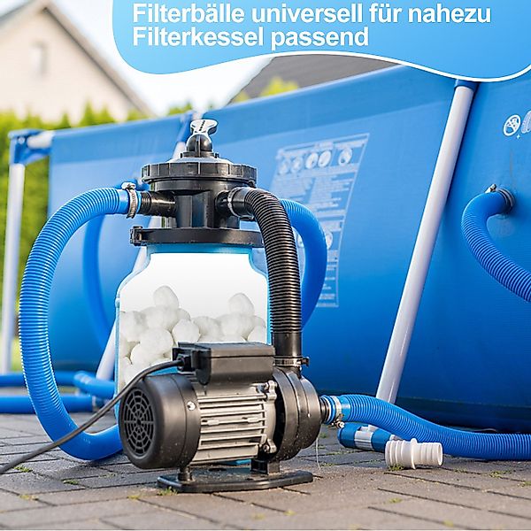 Clanmacy Sandfilteranlage Filter Balls 2100g Filterbälle günstig online kaufen