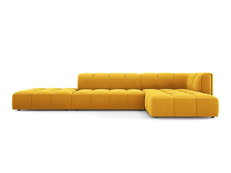 Milo Casa | Ecksofa Francesca Samt rechts 5-Sitzer günstig online kaufen