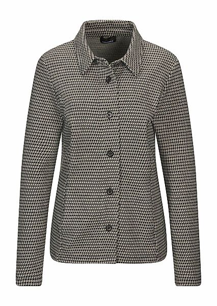 GOLDNER Sommerjacke "Lässige Baumwolljacke, Pepitamuster" günstig online kaufen