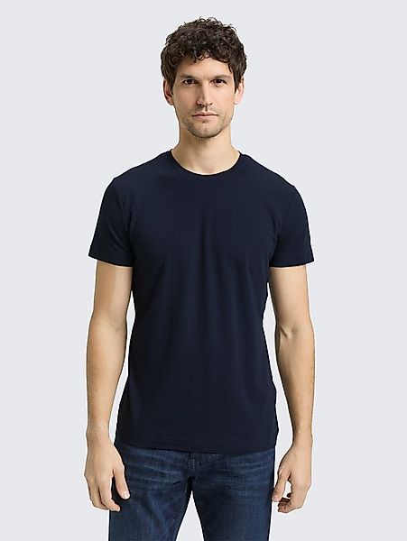 TOM TAILOR T-Shirt T-Shirt Basic Fitted T-Shirt günstig online kaufen