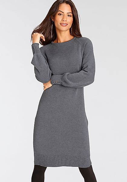 Laura Scott Strickkleid figurbetonter Schnitt, aus günstig online kaufen