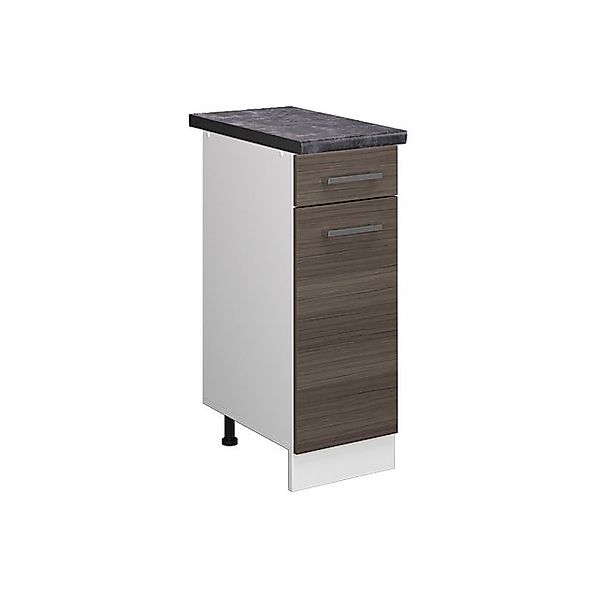 Vicco Küchenunterschrank R-Line Schubladenschrank für die Küche Grau/Weiß 3 günstig online kaufen