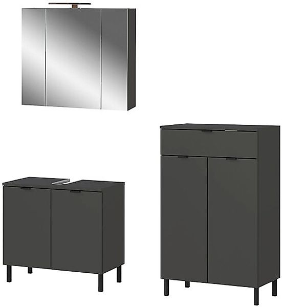 GERMANIA Badmöbel-Set »GW-Arcena«, (3 St.), mit integrierter LED-Beleuchtun günstig online kaufen
