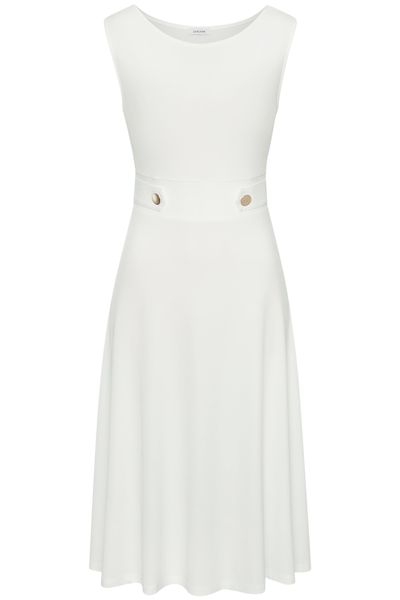 LASCANA Midikleid mit dekorativen Riegeln und günstig online kaufen