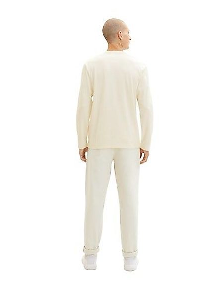 TOM TAILOR Langarmshirt aus strukturiertem Gewebe günstig online kaufen