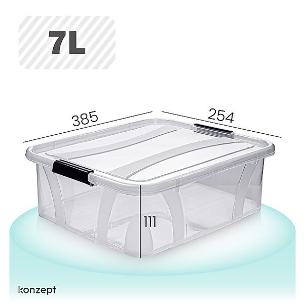 KONZEPT Aufbewahrungsbox mit Deckel groß Set günstig online kaufen