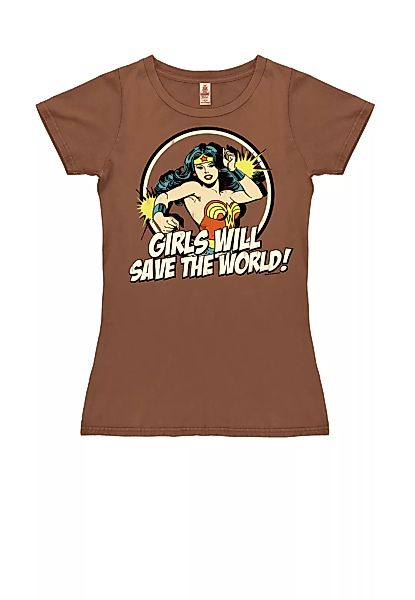 LOGOSHIRT T-Shirt "DC - Wonder Woman - Girls Will", mit Wonder Woman-Print günstig online kaufen