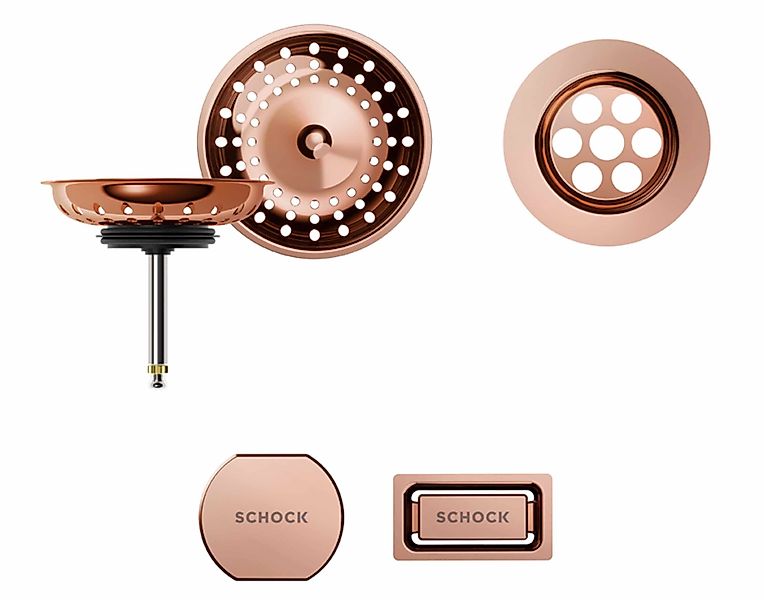 Schock Einbauspüle SCHOCK Sichtteile in Copper günstig online kaufen