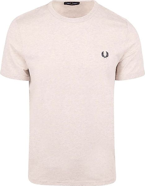 Fred Perry Ringer T-Shirt Beige X23 - Größe M günstig online kaufen