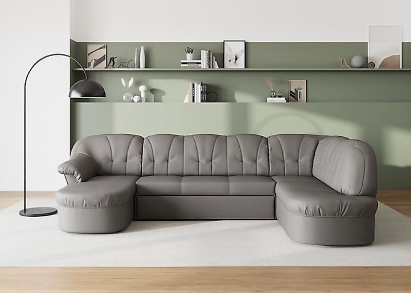 DOMO collection Wohnlandschaft »Pegnitz, zeitlos&modern, elegante Rückenste günstig online kaufen