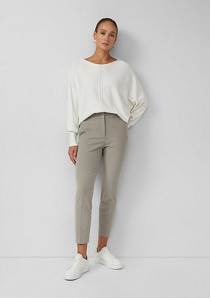 s.Oliver 7/8-Hose Hose Knöchellange Flanellhose mit Bundfalte und elastisch günstig online kaufen