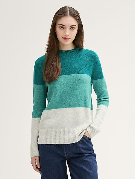 TOM TAILOR Denim Strickpullover mit Colour günstig online kaufen
