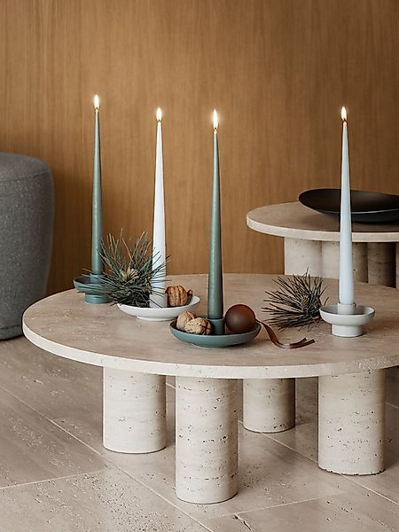 blomus Kerzenhalter -VELA- Design-Kerzenhalter: Elegantes Steingut mit matt günstig online kaufen