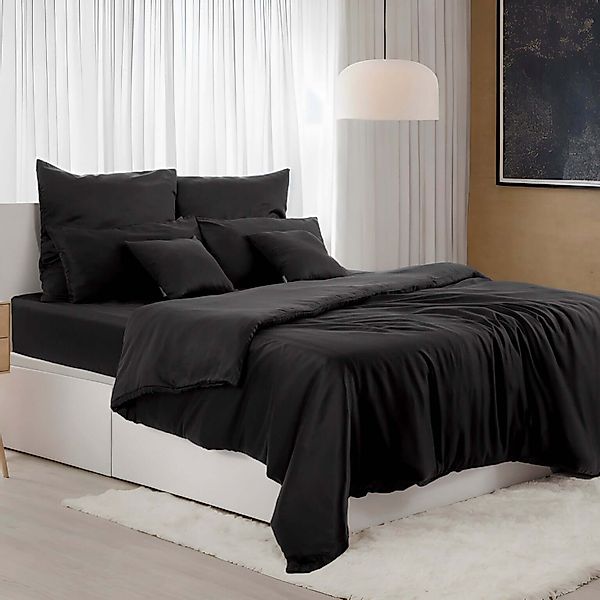 twenty:three® Bettbezug Lyocell Deckenbezug Jet Black, günstig online kaufen