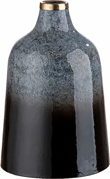 GILDE Dekovase »Laver, Höhe 25 cm« dekorative Vase aus Metall, Dekoobjekt günstig online kaufen