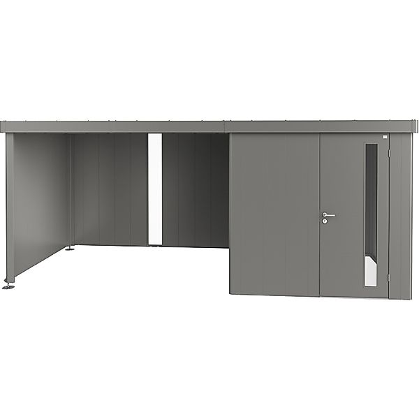Biohort Seitendach zu Gerätehaus Neo Gr. 2A/2B/2C/2D Quarzgrau-Metallic günstig online kaufen
