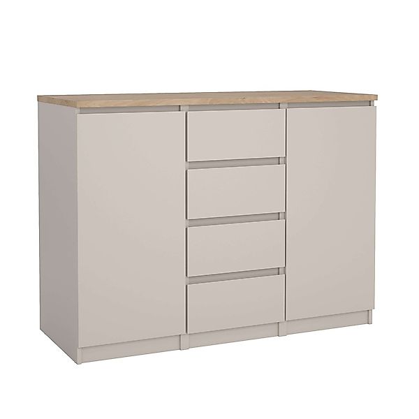 INOSIGN Kommode "Naia, Sideboard, 4 Schubladen, 2 Türen, Aufbewahrung, grif günstig online kaufen