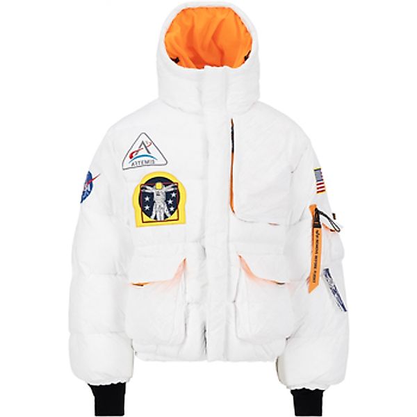Alpha  Herren-Jacke NASA Puffer Artemis - white günstig online kaufen