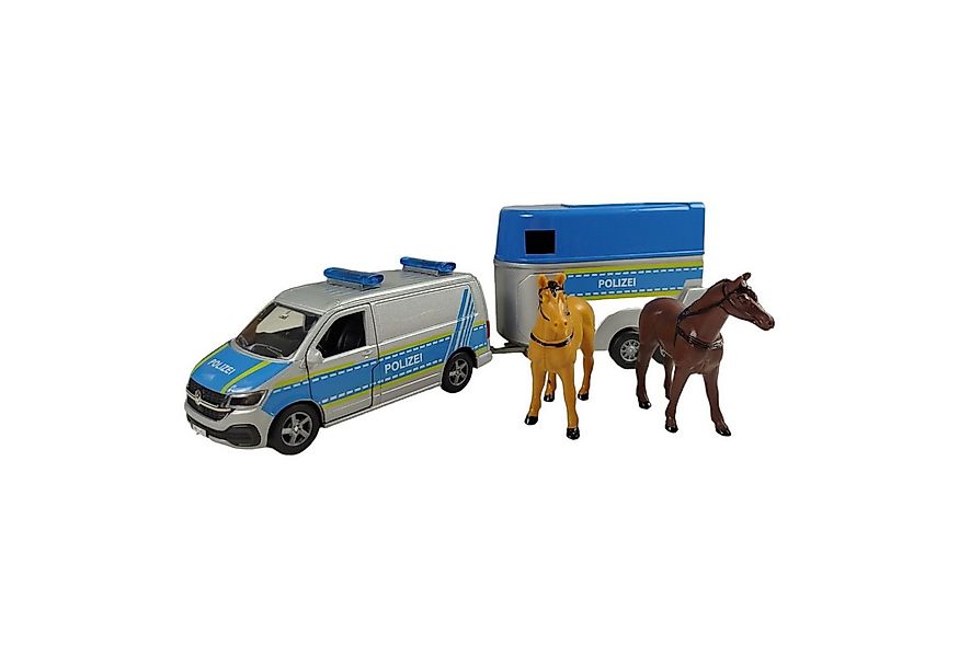 Toys Amsterdam Modellauto VW Polizei Van mit Pferdeanhänger und Pferden Spi günstig online kaufen