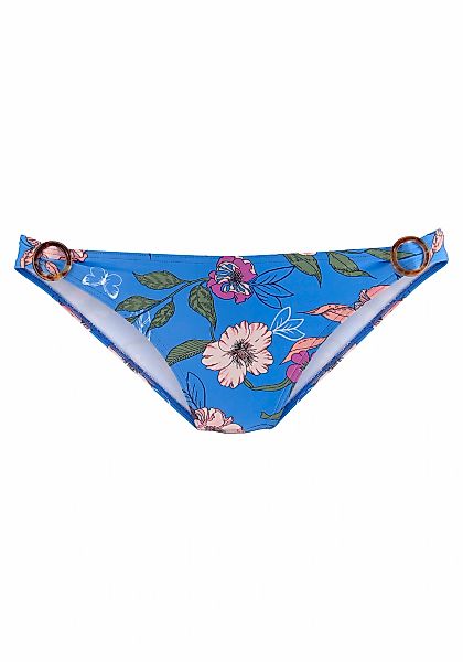 s.Oliver Bikini-Hose "Maya" mit Zierringen in Horn-Optik günstig online kaufen