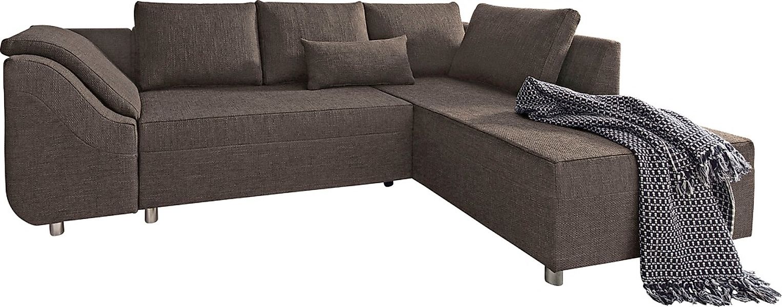 COLLECTION AB Ecksofa "Sally L-Form" mit und ohne Bettfunktion, inklusive l günstig online kaufen