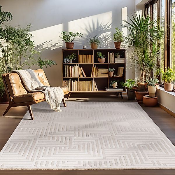 Carpettex Designteppich Geometrisch Design, Rechteckig, Höhe: günstig online kaufen