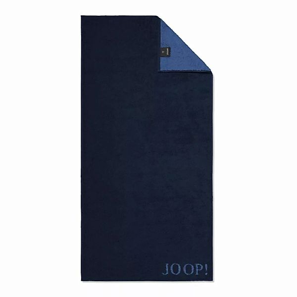 JOOP! Handtuch Classic Frottierkollektion - 50x100 cm, Walkfrottier Blau günstig online kaufen