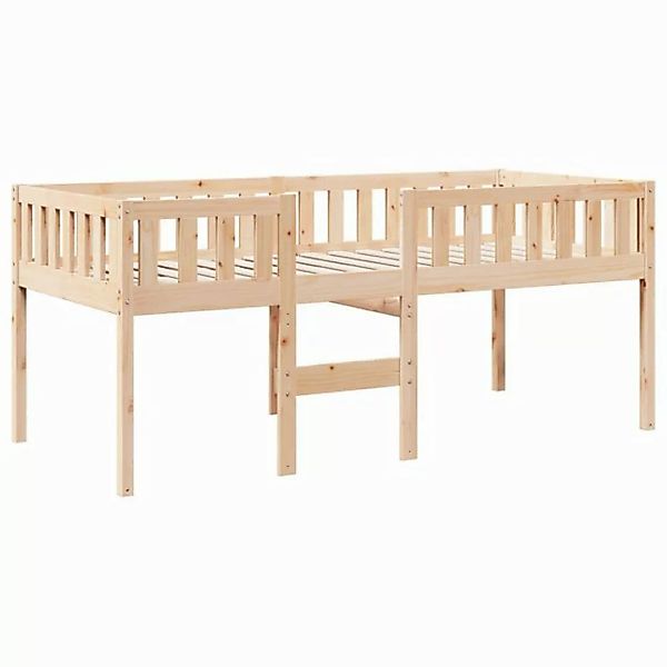 vidaXL Bett Kinderbett ohne Matratze 75x190 cm Massivholz Kiefer günstig online kaufen