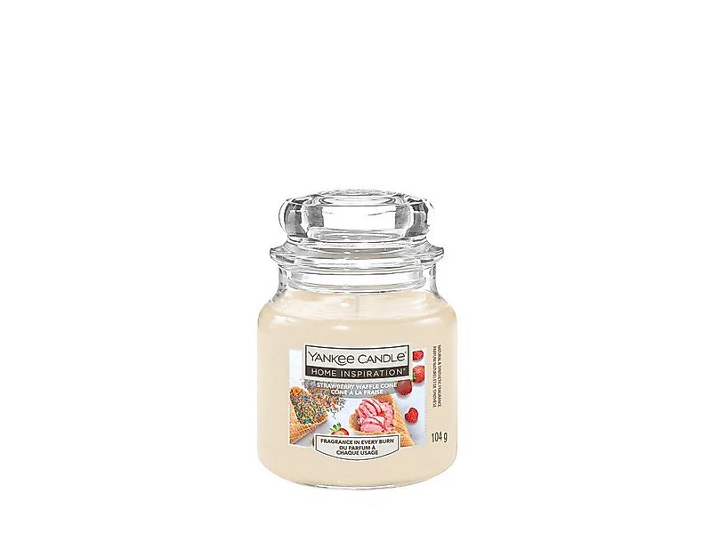Yankee Candle Duftkerze Yankee Candle Duftkerze Kleines Glas Strawberry günstig online kaufen