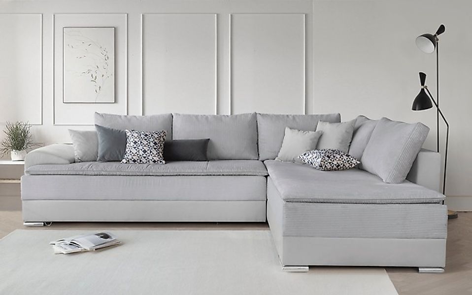 INOSIGN Ecksofa »Boxspringbett Night & Day L-Form mit Dauer-Schlaffunktion günstig online kaufen