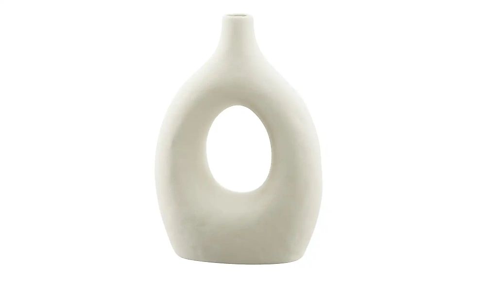 HOME STORY Vase   ¦ weiß ¦ Porzellan ¦ Maße (cm): B: 7 H: 19,7 Accessoires günstig online kaufen