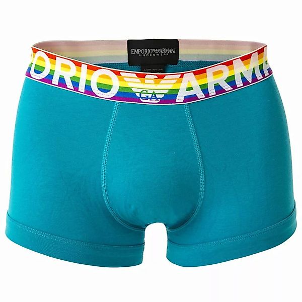 EMPORIO ARMANI Herren Trunks - Pride, Logo-Bund, Geschenkverpackung Blau S günstig online kaufen