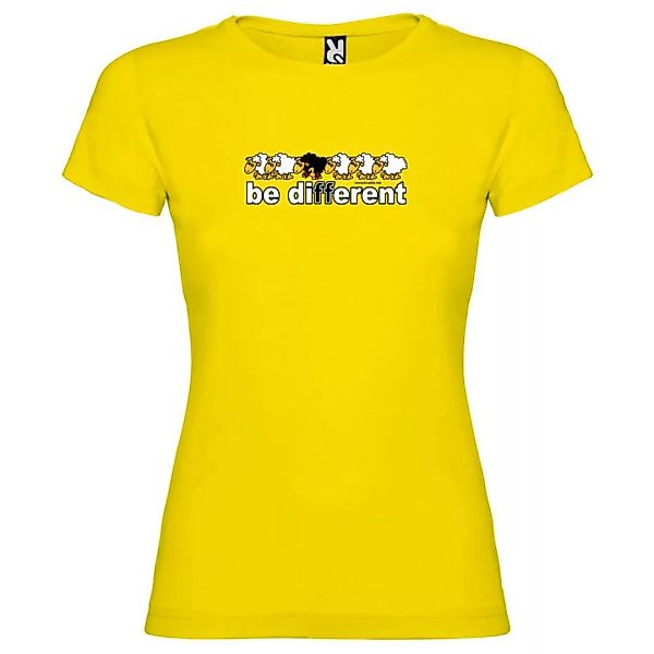 Kruskis Be Different Train Kurzärmeliges T-shirt S Yellow günstig online kaufen