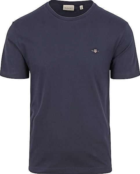 Gant T-shirt Shield Logo Navy - Größe 3XL günstig online kaufen