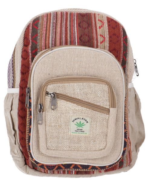 Guru-Shop Freizeitrucksack Bunter Ethno Hanf Rucksack günstig online kaufen