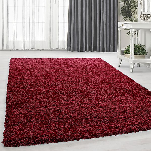 my home Hochflor-Teppich Viva, rechteckig, Höhe: günstig online kaufen