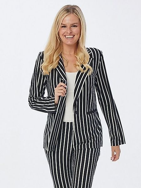 Sarah Kern Jackenblazer Blazer figurbetont im Streifen Muster günstig online kaufen