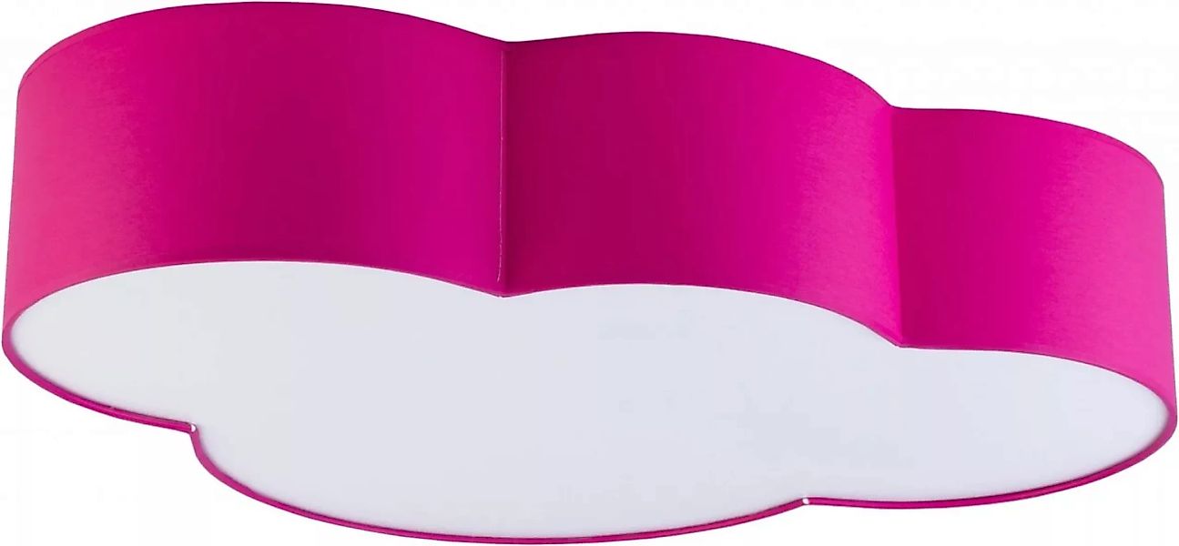 Kinderzimmerlampe Wolke Pink 62 x 45 cm E27 Cloud günstig online kaufen